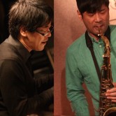 《スーパーデュオ》<br />鈴木央紹(ts) 若井優也(pf)